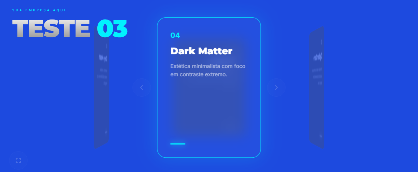 Efeito Glassmorphism